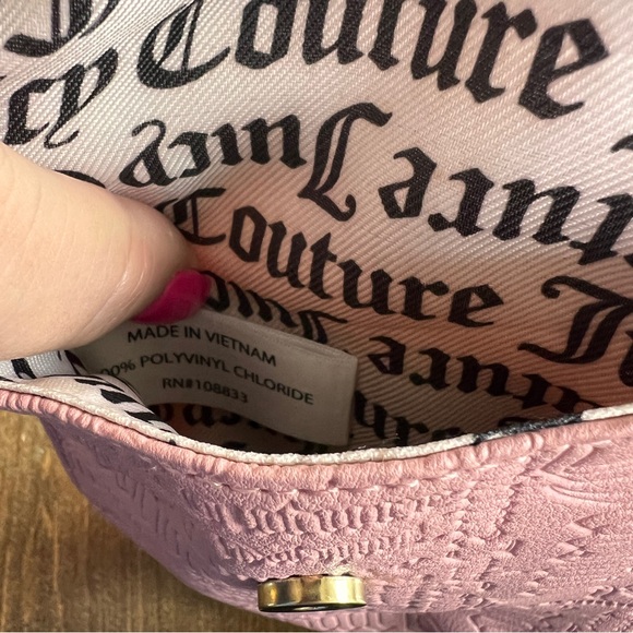 Juicy Couture Pink Crossbody Bag/Purse - Picture 5 of 7